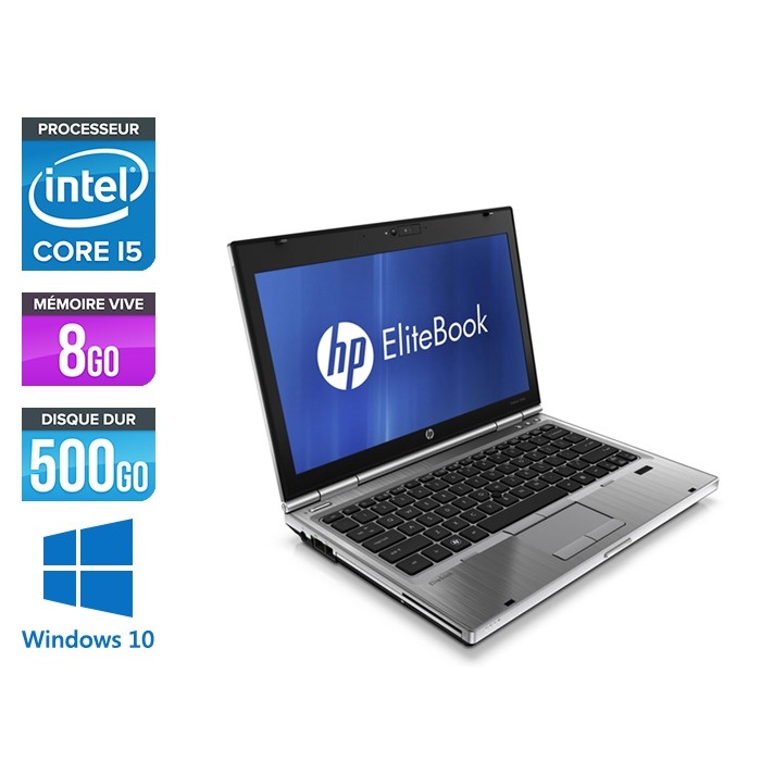 Ordinateur portable reconditionné - HP EliteBook 2560P - Core i5 - 8 Go - 250 Go HDD - Windows 10