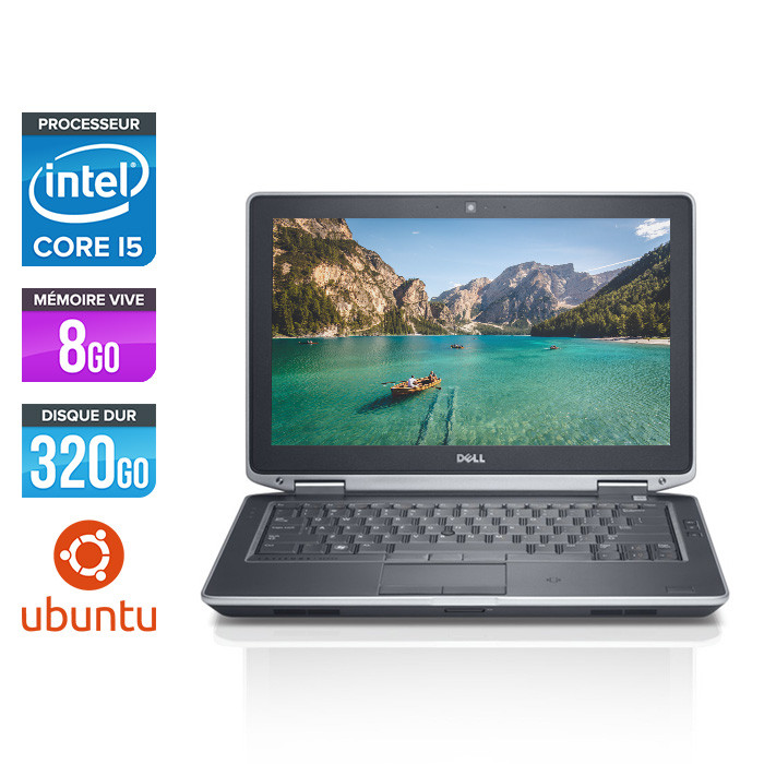 Dell Latitude E6330 - i5-3320M - 8Go - 320 Go HDD - Linux