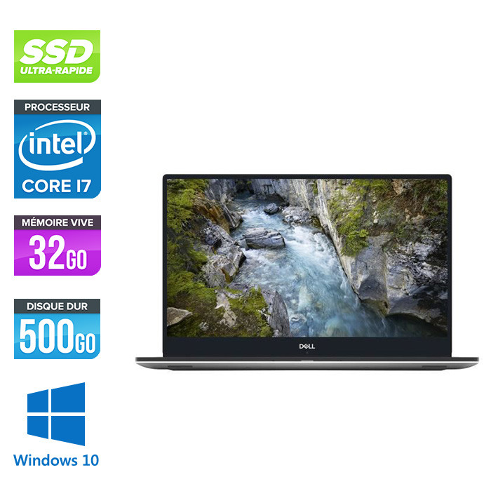 Workstation reconditionnée - Dell Precision 5530 - i7 - 32Go - 500Go SSD - Windows 10