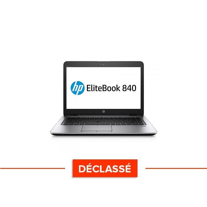 Ordinateur portable reconditionné - HP Elitebook 840 G3 - i7 - 8Go - SSD 120Go - 14'' - Windows 10 - Déclassé