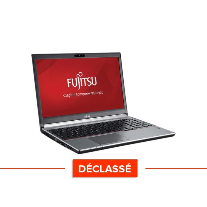 Ordinateur portable reconditionné Fujitsu LifeBook E756 - i5-6300U - 8Go -  500Go SSHD - Windows 10 - Trade Discount
