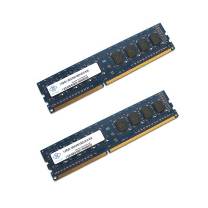 Nanya - DIMM - 2 x 2 Go - NT2GC64B88B0NF - DDR3 - PC3-10600U