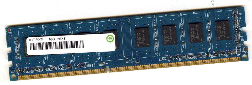 Ramaxel - DIMM - 4 Go - RMR504ED58E9W-1600 - DDR3 - PC3-12800U