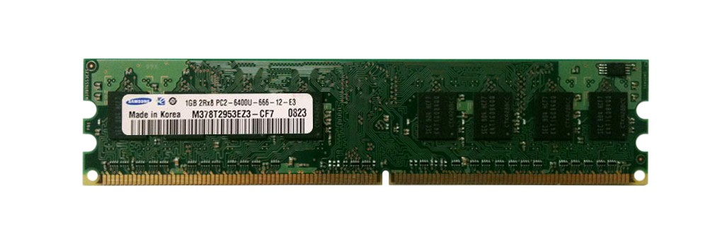 Samsung - DIMM - M378T2863QZS-CF7 - 1 Go - PC2-6400U - DDR2