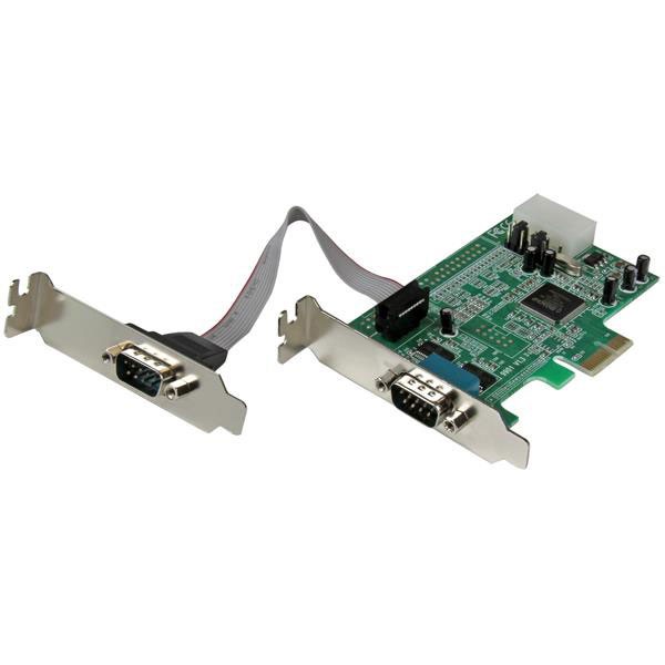 StarTech Carte PCI-E - PEX2S553LP - RS232 DB-9 16550
