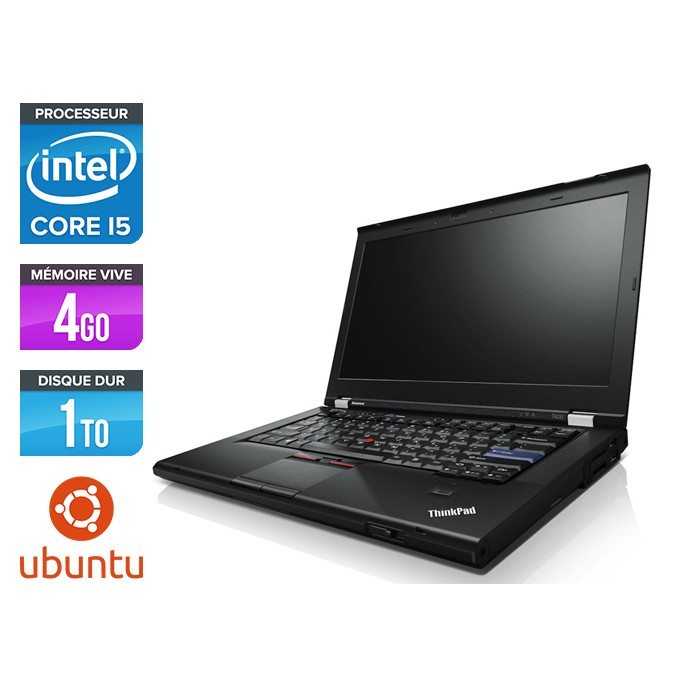 Lenovo T420 - Core i5 - 4Go - 1 To HDD - Linux