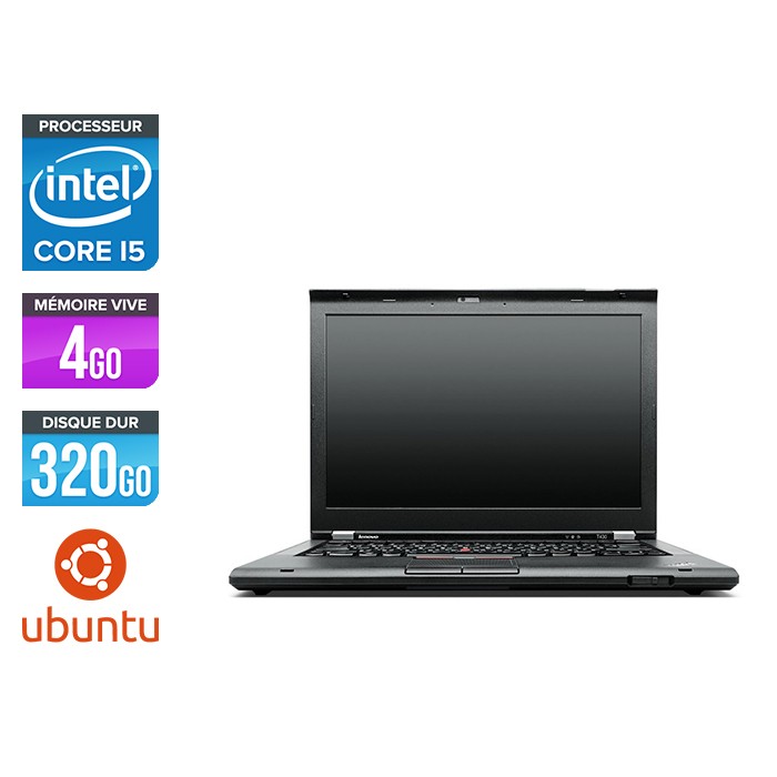 Lenovo ThinkPad T430S - i5 - 4Go - 320Go HDD - Linux