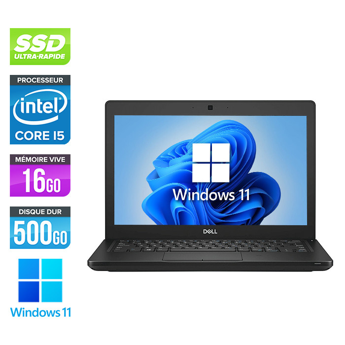 Dell Latitude 5290 - i5 - 16Go - 500Go SSD - Windows 10
