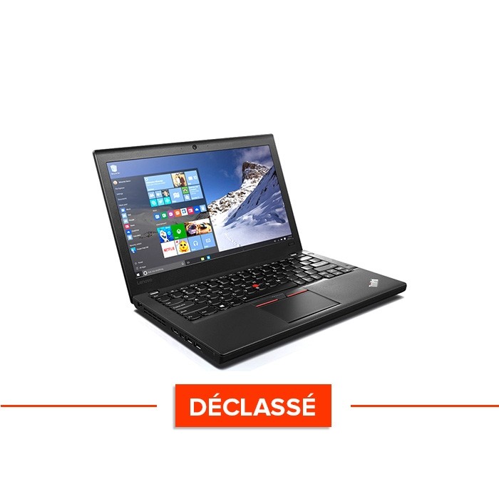 Ordinateur portable reconditionné - Lenovo ThinkPad X270 - i5 6300U - 8Go - 240 Go SSD - Windows 10 - Déclassé