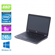 Pc portable - Dell E7440 - Core i5 - 8 Go - 240Go SSD - Webcam - Windows 10