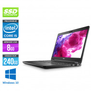 Dell Latitude 5480 - i5 6300U - 8Go DDR4 - 240 Go SSD - Windows 10
