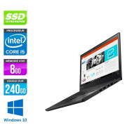 Lenovo ThinkPad T470 - i5 6300U - 8Go - SSD 240Go - Windows 10 professionnel