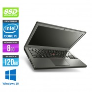 Lenovo ThinkPad X240 - i5 4300U - 8 Go - 120 Go SSD - Windows 10