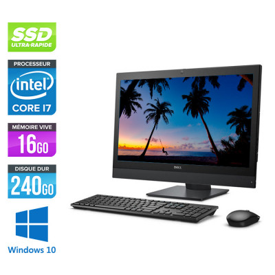 PC Tout-en-un Dell Optiplex 7440 AiO - i7 - 16Go - 240Go SSD - Windows 10