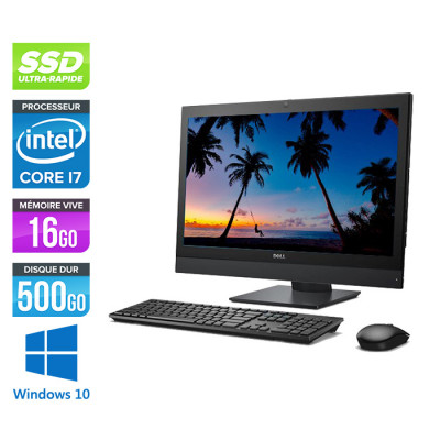 PC Tout-en-un Dell Optiplex 7440 AiO - i7 - 16Go - 500Go SSD - Windows 10