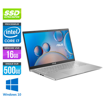 ASUS Vivobook X515JA - Pc portable reconditionné - Intel Core i7-1065G7 - 16Go de RAM DDR4 - SSD 500Go - 15,6 pouces FHD - Windows 10