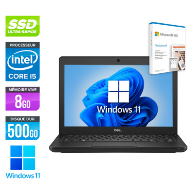 Dell Latitude 5290 - i5 - 8Go - 500Go SSD - Windows 11