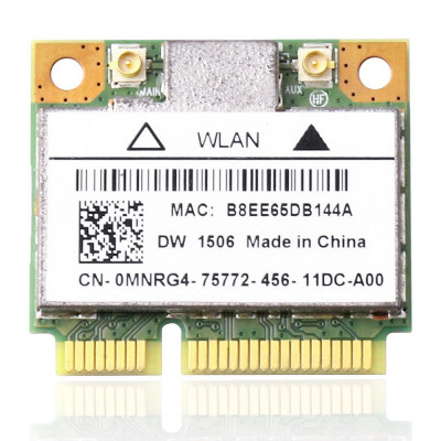 Carte WIFI Dell Wireless DW1506 - Carte mini PCI Express - MNRG4 - Trade Discount