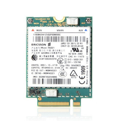 Carte WIFI Ericsson WWAN - Lenovo - N5321