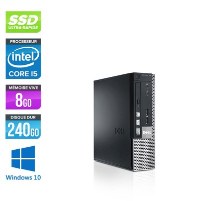Dell Optiplex 7010 USFF - i5  - 8Go - 240Go SSD- Windows 10