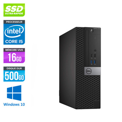 Dell Optiplex 7050 SFF - i5 - 16Go - 500Go SSD - Windows 10