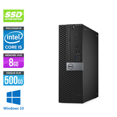 Dell Optiplex 7050 SFF - i5 - 8Go - 500Go SSD - Win 10
