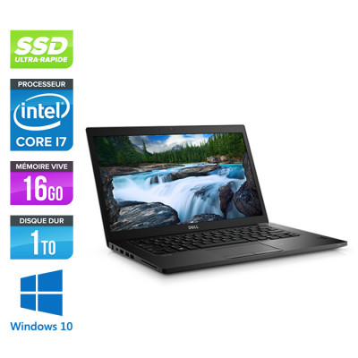 Pc portable reconditionné - Dell Latitude 7480 - Core i7 - 16 Go - 1 To SSD - Windows 10