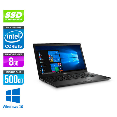 Pc portable reconditionné - Dell 7480 - i5 - 8 Go - 500Go SSD - Windows 10