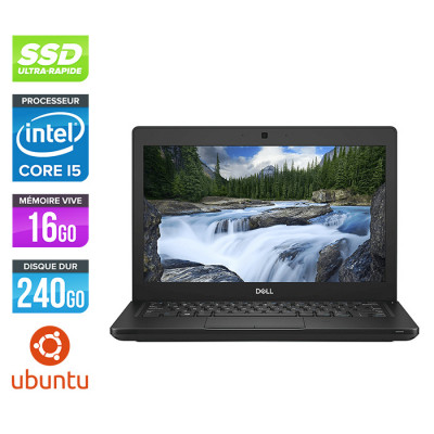 Dell Latitude E5290 - i5 - 16Go - 240Go SSD - Linux