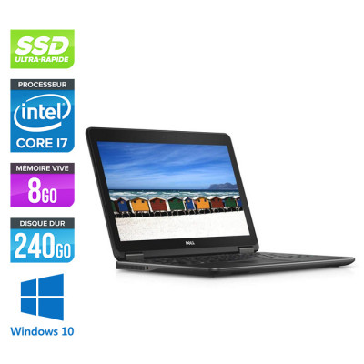 Dell E7240 - i7 - 8Go - 240Go SSD - Windows 10 