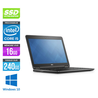 Dell Latitude E7250 - Pc portable reconditionné - i5 - 16Go - 240Go SSD - Windows 10