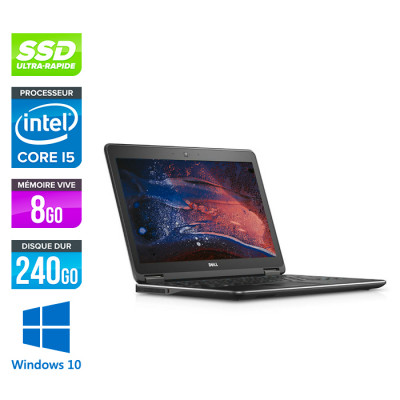 Dell Latitude E7250 - Pc portable reconditionné - i5 - 8Go - 240Go SSD - Windows 10