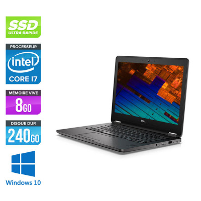 Dell Latitude E7270 - i7 - 8Go - 240Go SSD - Windows 10