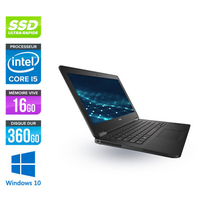 Dell E7470 - Core i5 - 16Go - 360GoSSD - Windows 10