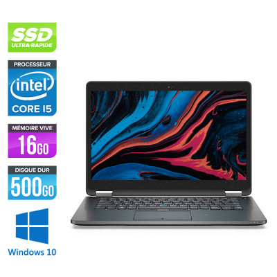 Dell E7470 - Core i5 - 8 Go - 240Go SSD - Windows 10