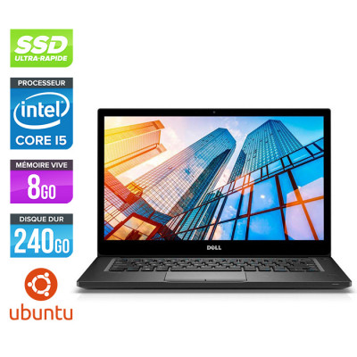 Dell Latitude 7390 reconditionne - i5 - 8Go - 240Go SSD - Ubuntu 