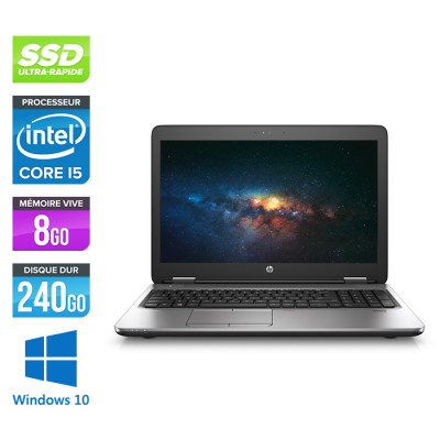 HP ProBook 655 G2 - AMD A10 - 8Go - 240Go SSD - 14'' HD - Windows 10