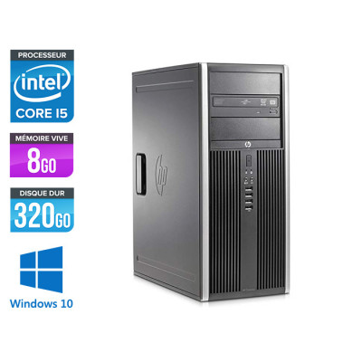 HP Elite 8200 Tour - Core i5 - 8Go RAM - 320Go - Windows 10