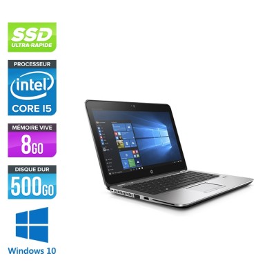 HP Elitebook 820 G3 - i5 6200U - 8Go - 500 Go SSD  - Windows 10