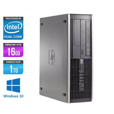 PC bureau reconditionné - HP Elite 8300 SFF - G2020 - 16Go - 1To HDD - Windows 10
