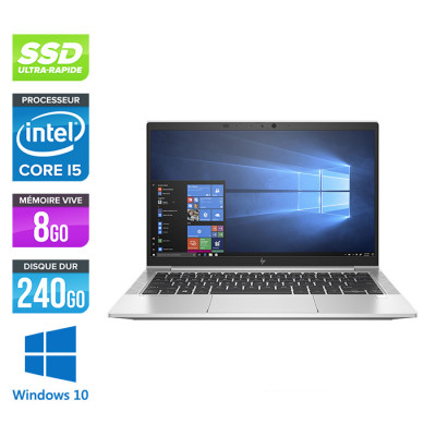 HP Elitebook 830 G7 - i5-103100U - 8Go - 240Go SSD - FHD - Windows 10