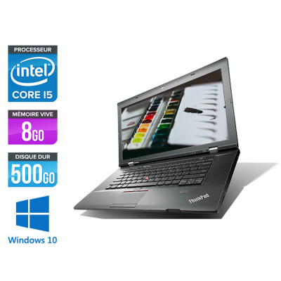 Lenovo ThinkPad L530 - i5 - 8Go - 500Go HDD - Windows 10