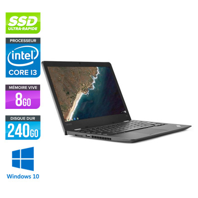 Lenovo ThinkPad 13- i3 7100U - 8Go - 240 Go SSD - Windows 10 Famille