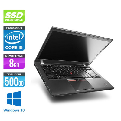 Lenovo ThinkPad T450s - i5 5300U - 8Go - SSD 500Go - Windows 10 
