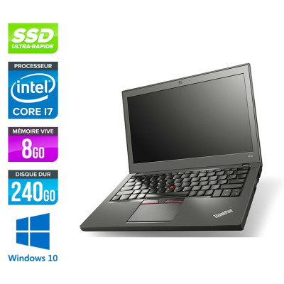 Lenovo ThinkPad X250 - i7 5600U - 8 Go - 240 Go SSD - Windows 10