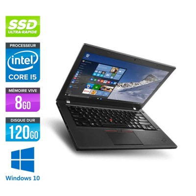 Lenovo ThinkPad X270 - i5 6300U - 8Go - 120 Go SSD - Windows 10