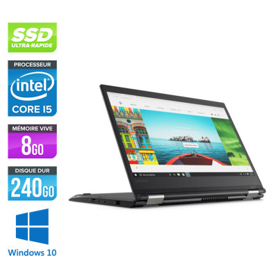 Pc portable convertible reconditionné - Lenovo Yoga 260 - i5 6200U - 8Go - 240Go SSD - Windows 10