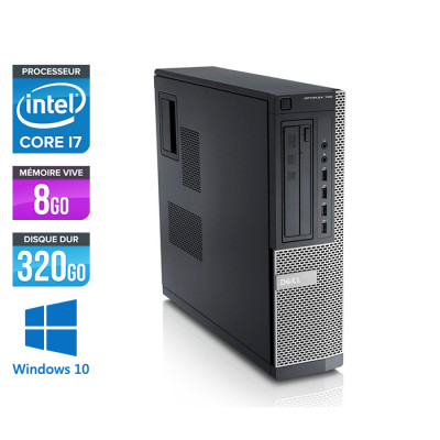 Ordinateur de bureau - Dell Optiplex 790 Desktop reconditionné - Intel Core i7 - 8Go - 320Go HDD - Windows 10