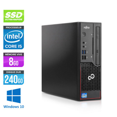 PC bureau reconditionné Fujitsu Esprimo C720 SFF - i5 - 8Go - 240 Go SSD - Windows 10