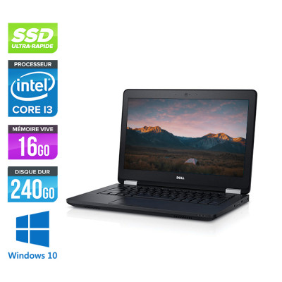 Dell Latitude E5270 - i5 - 16Go - 240Go SSD - Windows 10